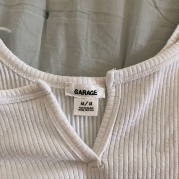 GARAGE white tank top - Picture 3 of 3